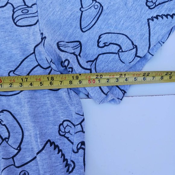 H&M Divided Size M Gray Simpson Shirt - Picture 8 of 10